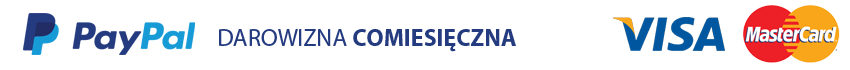 Darowizna comiesięczna PayPal